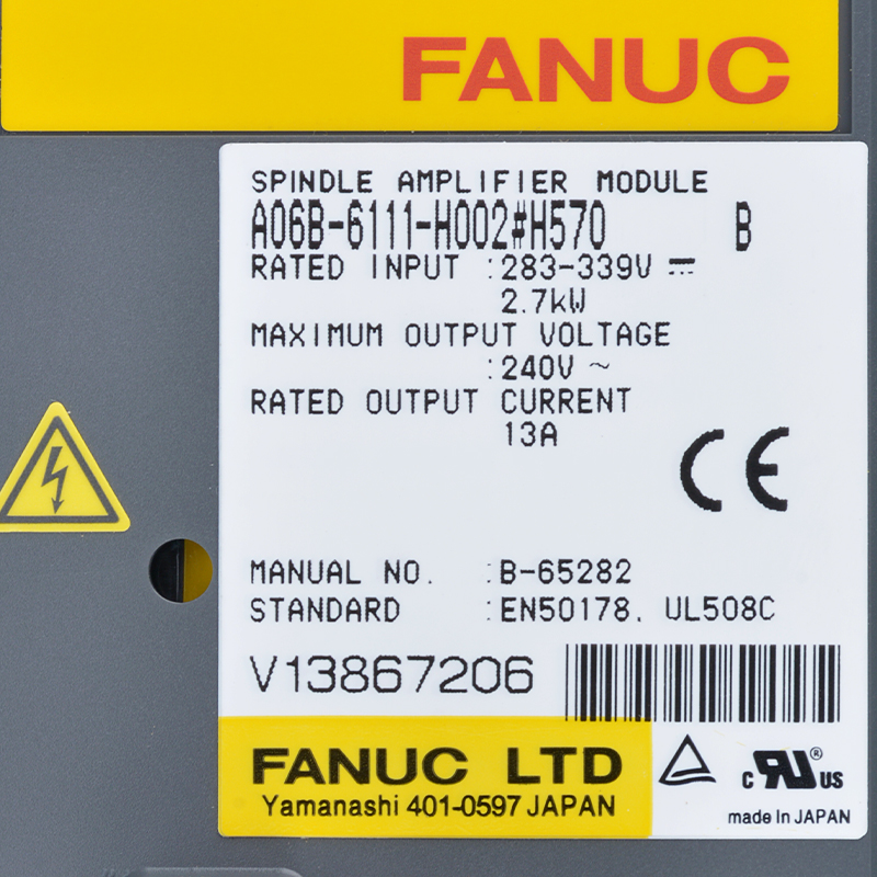 Reasonable price for Fanuc Drives - Fanuc drives A06B-6111-H002#H570 Fanuc spindle amplifier moudle – Weite detail pictures